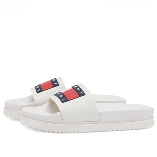 Тапочки унисекс Tommy Jeans Elevated Flatform Slider Beige EN0EN02451-YBL