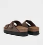 Тапочки унісекс BIRKENSTOCK Arizona Flex Birko-Flor Platform Sandals Brown 1027417