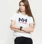 Футболка женская Helly Hansen Logo T-Shirt White 34112-001
