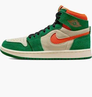 Кроссовки женские Air Jordan 1 Zoom Cmft 2 Shoes Beige/Green DV1305-308
