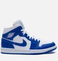 Кроссовки женские Air Jordan 1 Mid Kentucky Blue BQ6472-104