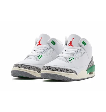 Кроссовки женские Air Jordan Brand Air 3 Wmns „Lucky Green” White CK9246-136