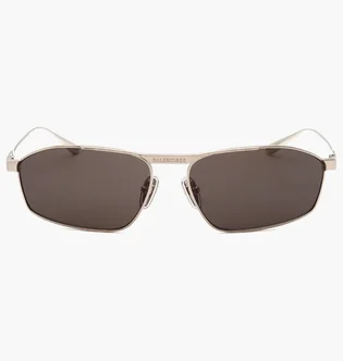 Сонцезахисні окуляри BALENCIAGA Grey/Metallic BB0416S-002-63