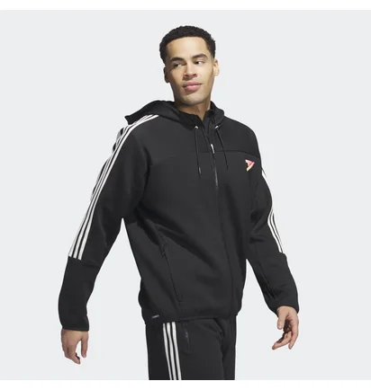 Толстовка мужская Adidas Trae Young Tech Jacket Black IL1617