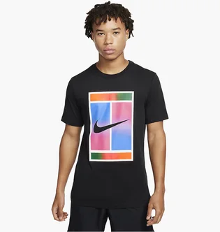 Футболка мужская Nike T-Shirt Court Dri-Fit Black FQ4934-010