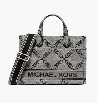Сумка женская Michael Kors Gigi Small Empire Logo Grey/Black 30S3S3GM5J-NATURAL-BLACK-78778