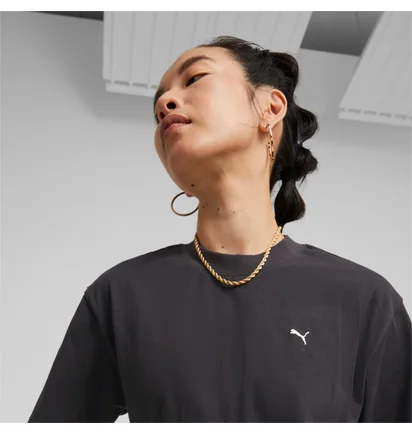 Футболка женская Puma Yona Sunp Mock Neck Tee Black 537977-01