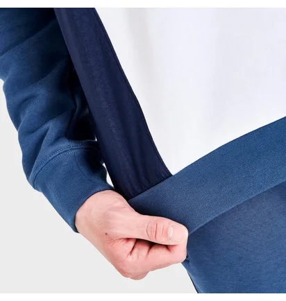 Свитшот унисекс Nike Sportswear Hybrid Fleece Crewneck Sweatshirt Blue Do7230-410