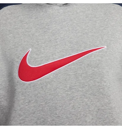 Худи мужское Nike M Nsw Sp Flc Hoodie Bb Grey FN0247-064