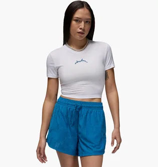 Футболка женская Air Jordan Slim Cropped Graphic T-Shirt White FN5720-100