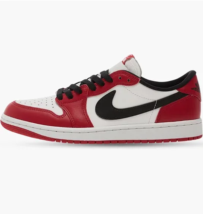 Кроссовки мужские Air Jordan 1 Retro Low Og Chicago Red/White HQ6998-600