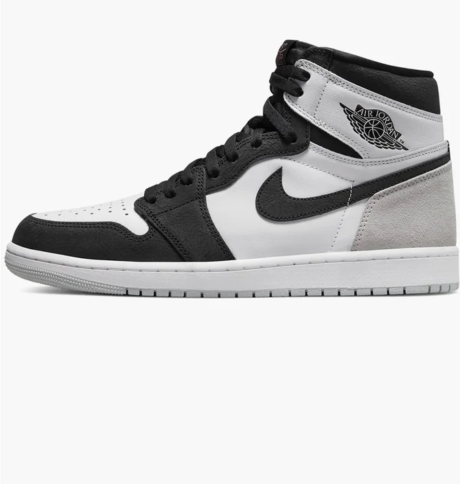 Кроссовки мужские Air Jordan 1 Retro High Og Black/Grey 555088-108
