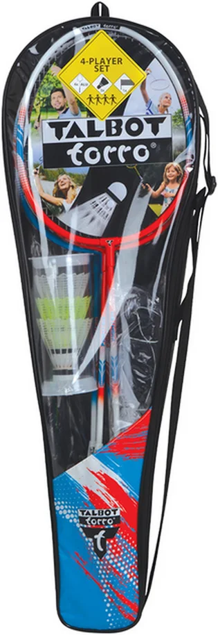 Набір для бадмінтону Dunlop Badminton 4-Players Set 4-Fighter Set Orange/Blue 449416