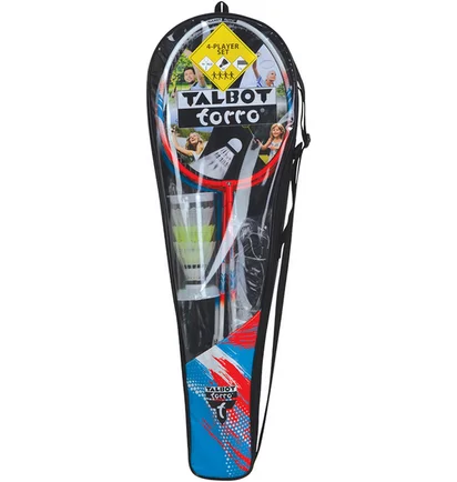 Набір для бадмінтону Dunlop Badminton 4-Players Set 4-Fighter Set Orange/Blue 449416