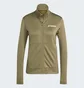 Олимпийка женская Adidas Terrex Multi Light Fleece Full-Zip Jacket Olive IQ3746