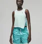 Майка женская Air Jordan Essentials Asymmetrical Jersey Tank Turquoise Do5035-379