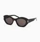 Солнцезащитные очки женские SAINT LAURENT Grey/Black SL-639-001-52