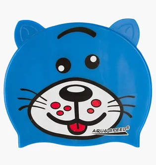 Шапочка для плавания детская Aqua speed Zoo Dog 5760 Blue 115-DOG