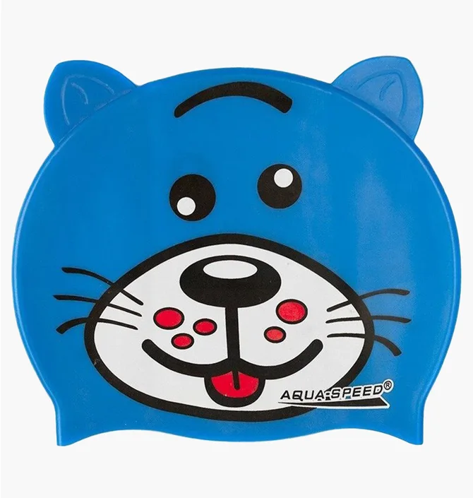 Шапочка для плавання дитяча Aqua speed Zoo Dog 5760 Blue 115-DOG