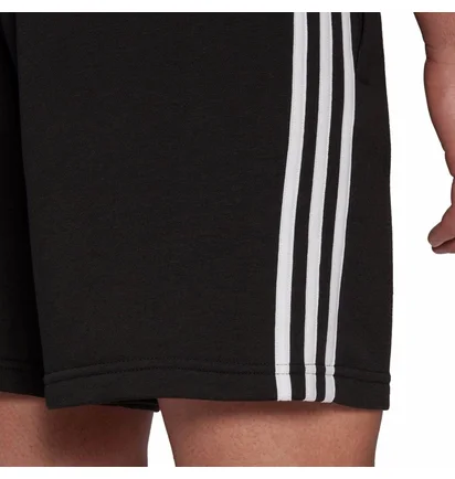 Шорты мужские Adidas Essentials French Terry 3 Stripes Shorts Black GK9597