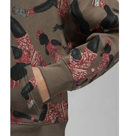 Худи женское Jordan Artist Series Fleece Pullover Hoodie Brown DX0387-274