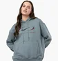 Худі жіноче Nike Ns Flc Os Po Hd Swsh Blue FN7698-084