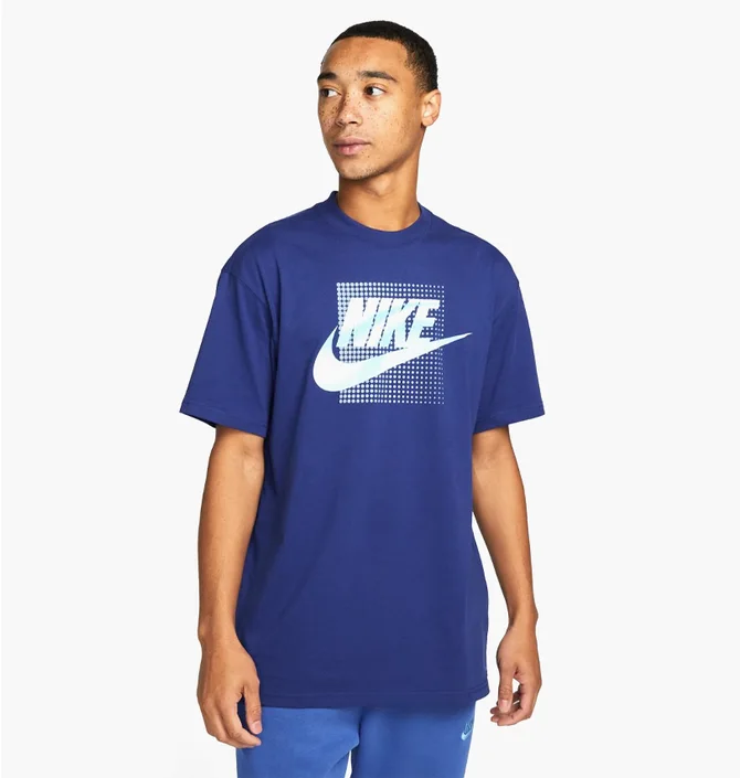 Футболка мужская Nike M Nsw Tee M90 12Mo Futura Blue DZ2997-455