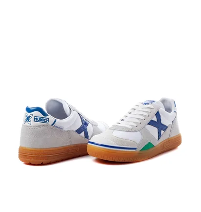 Футзалки чоловічі MUNICH Gresca 04 Grey/White 3000604