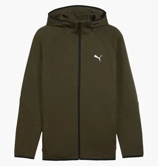 Толстовка мужская Puma Evostripe Fz Hoodie Dk Olive 688231-70