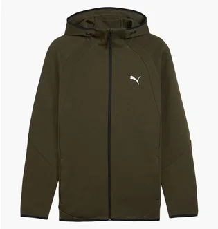 Толстовка чоловіча Puma Evostripe Fz Hoodie Dk Olive 688231-70