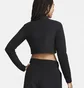 Топ жіночий Nike Sportswear Phoenix Plush Slim Mock-Neck Long-Sleeve Cropped Cozy Fleece Top Black FN3619-010