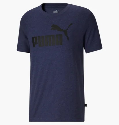 Футболка мужская Puma Essentials Heather Tee Blue 586276-06