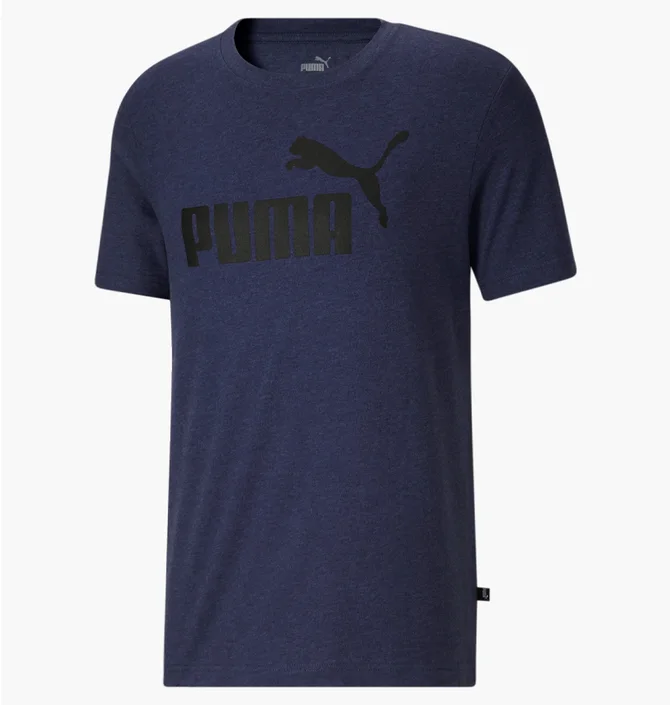 Футболка мужская Puma Essentials Heather Tee Blue 586276-06