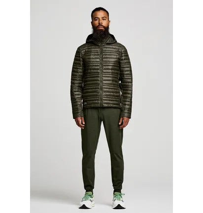 Ветровка мужская Saucony Solstice Oysterpuff Jacket Green SAM800350-UB