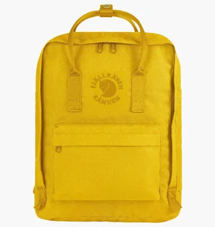 Рюкзак унисекс Fjallraven Re-Kanken Mini Yellow 23549.142
