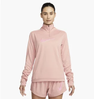 Кофта женская Nike 1/4 Dri-Fit Swoosh Peach FB4687-618