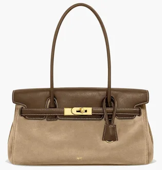 Сумка жіноча JW PEI Yara Faux Suede Shoulder Bag Brown BB2025BG121888JWP