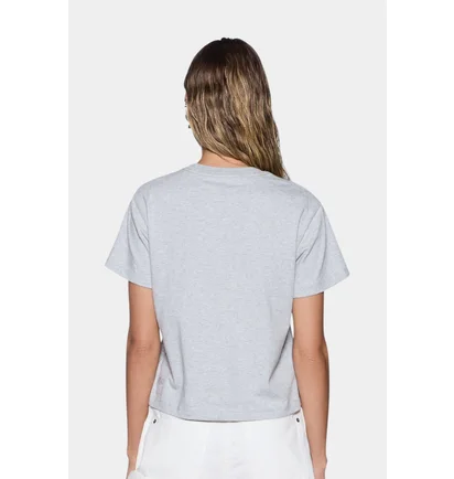 Футболка жіноча Ksubi Ksubi Plaid Shrunken Ss Tee Grey WSP26TE015