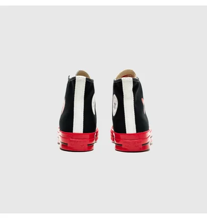 Кеды мужские Comme des Garcons Chuck Taylor All-Star 70 Hi Black A01793C