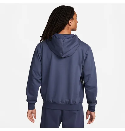 Худи мужское Nike Standard Issue MenS Dri-Fit Pullover Basketball Hoodie Blue DQ5818-437