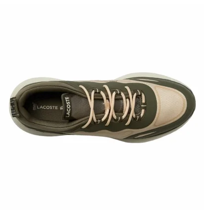 Кроссовки мужские Lacoste Active Beige/Green 744SMA01181X3