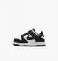 Кросівки дитячі Nike Dunk Low Retro White Black Panda (2021) (Td) White/Black Cw1589-100