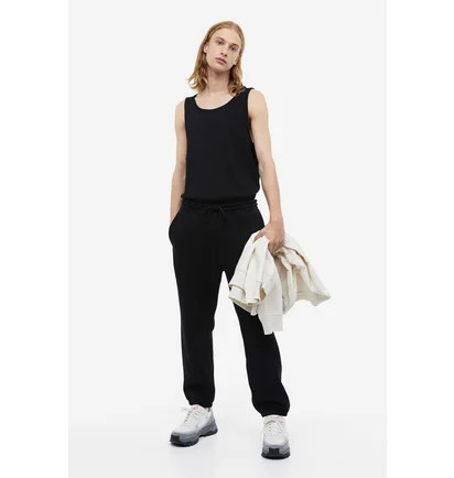 Штани чоловічі H&M Relaxed Fit Sweatpants Black 1012056001