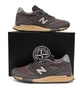 Кроссовки мужские New Balance 998 Miusa Stone Island Raso Gommato Brown U998PR
