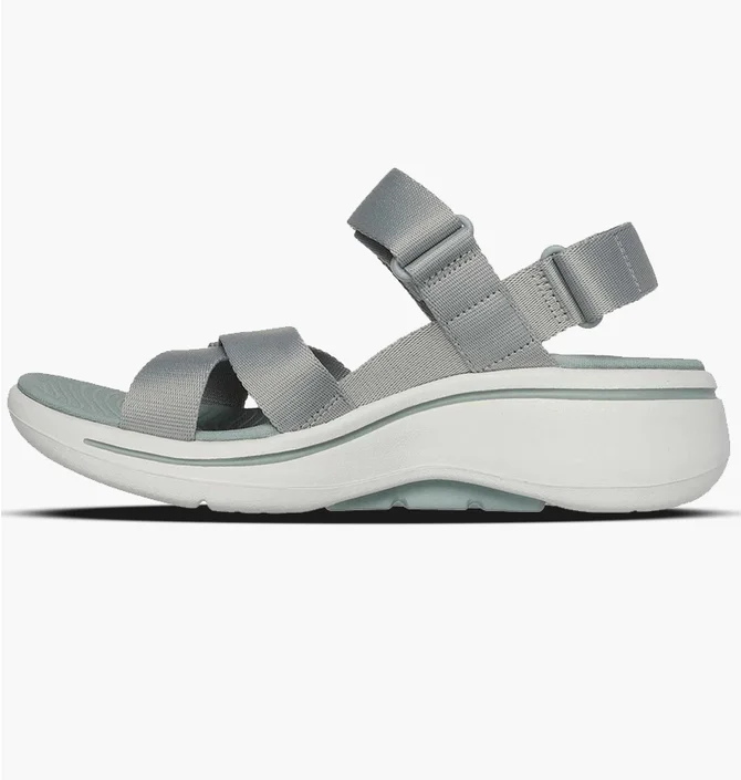 Сандали женские Skechers Go Walk Arch Fit Grey 140808-SAGE