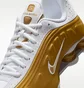 Кросівки дитячі Nike Shox R4 Big Kids Shoes Gold/White CW2626-700