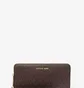 Гаманець жіночий Michael Kors Jet Set Travel Large Logo Continental Wristlet Brown 35F8GTVT3B-BROWN-101445