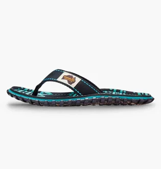 Тапочки женские Gumbies Islander Black/Turquoise GU-FFISL166