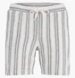 Шорты мужские Jack & Jones Jpstjaiden Coba Stripe Jog White/Blue 12274413-CLOUD-DANCER-STRIPES