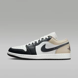 Кроссовки мужские Air Jordan 1 Low White/Black 553558-153